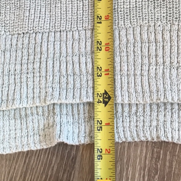 J. Crew knitted vest, uneven hem, light light pistachio/ S - Picture 6 of 7